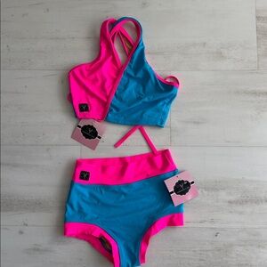 Kandi Kouture Teen Dance Leotard Set NWT